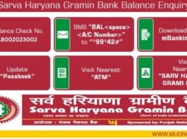 Sar Haryana Bank Account Balance Check