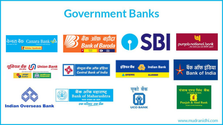 Government Banks in India | Nationalized Banks India 2024