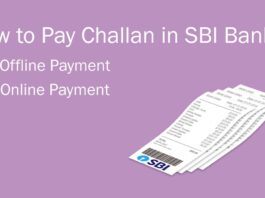 How to Pay Challan in SBI Bank SBI Challan Online and Offline Payment Method