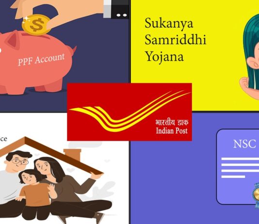 India Post Office Schemes & Services-PPF, NSC, SSY, RD, TD, etc.