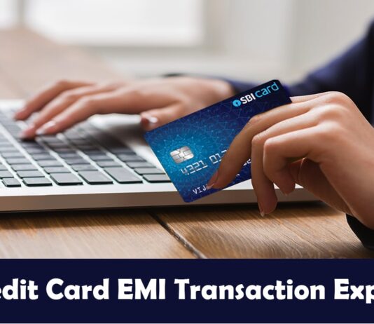 SBI Credit Card EMI Transaction Expensive