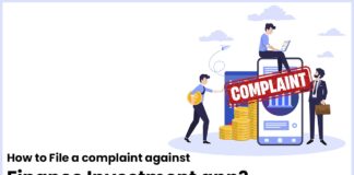 How to File a complaint against Finance Investment app